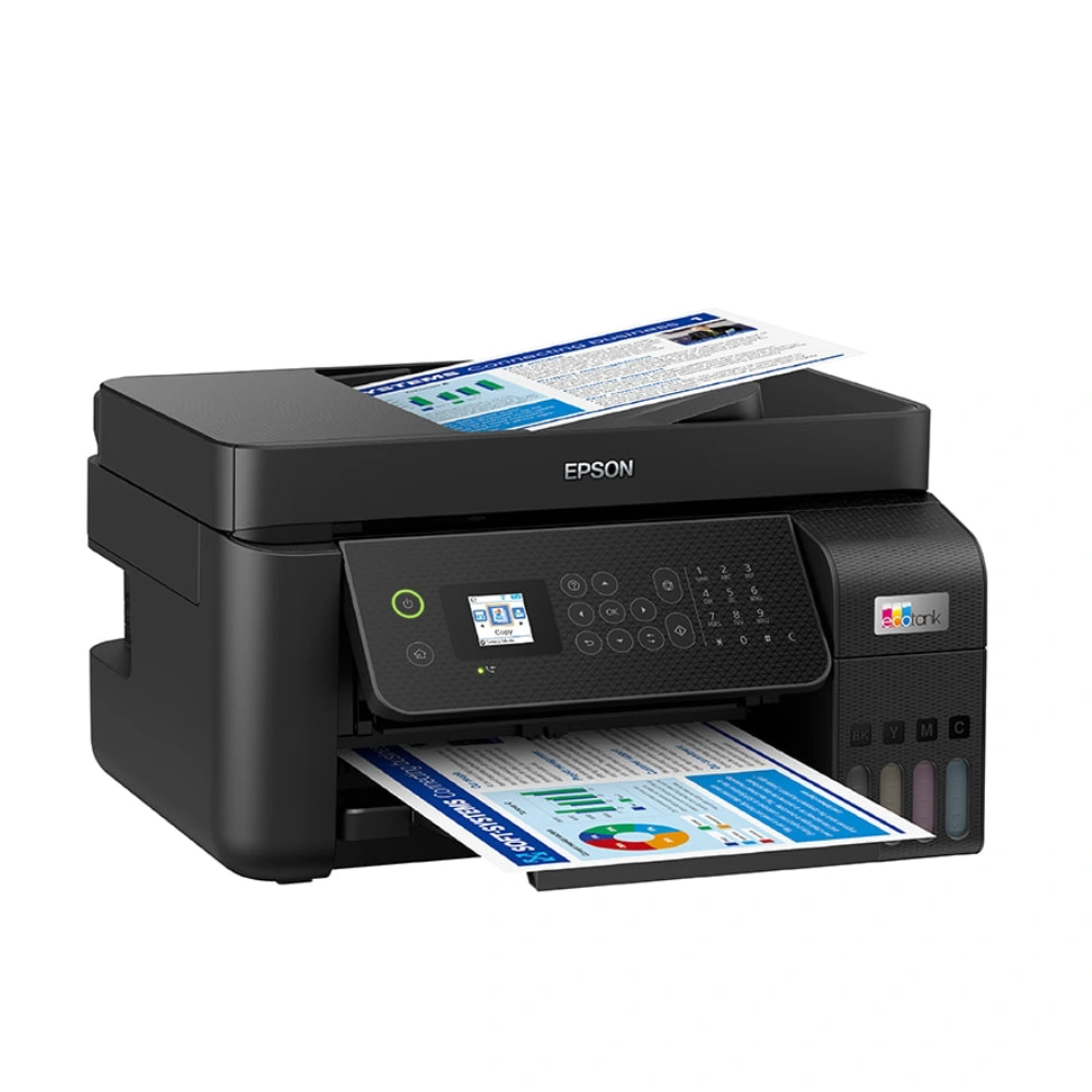Epson Ink Tank Color Printer L5290 A4 Multi Function with ADF | Fax | WiFi view 3